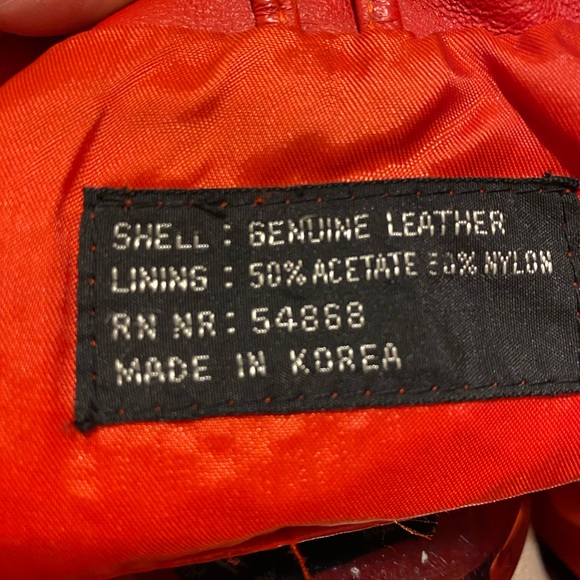 80’s Elegant Red Women's Jacket - Picture 5 of 5